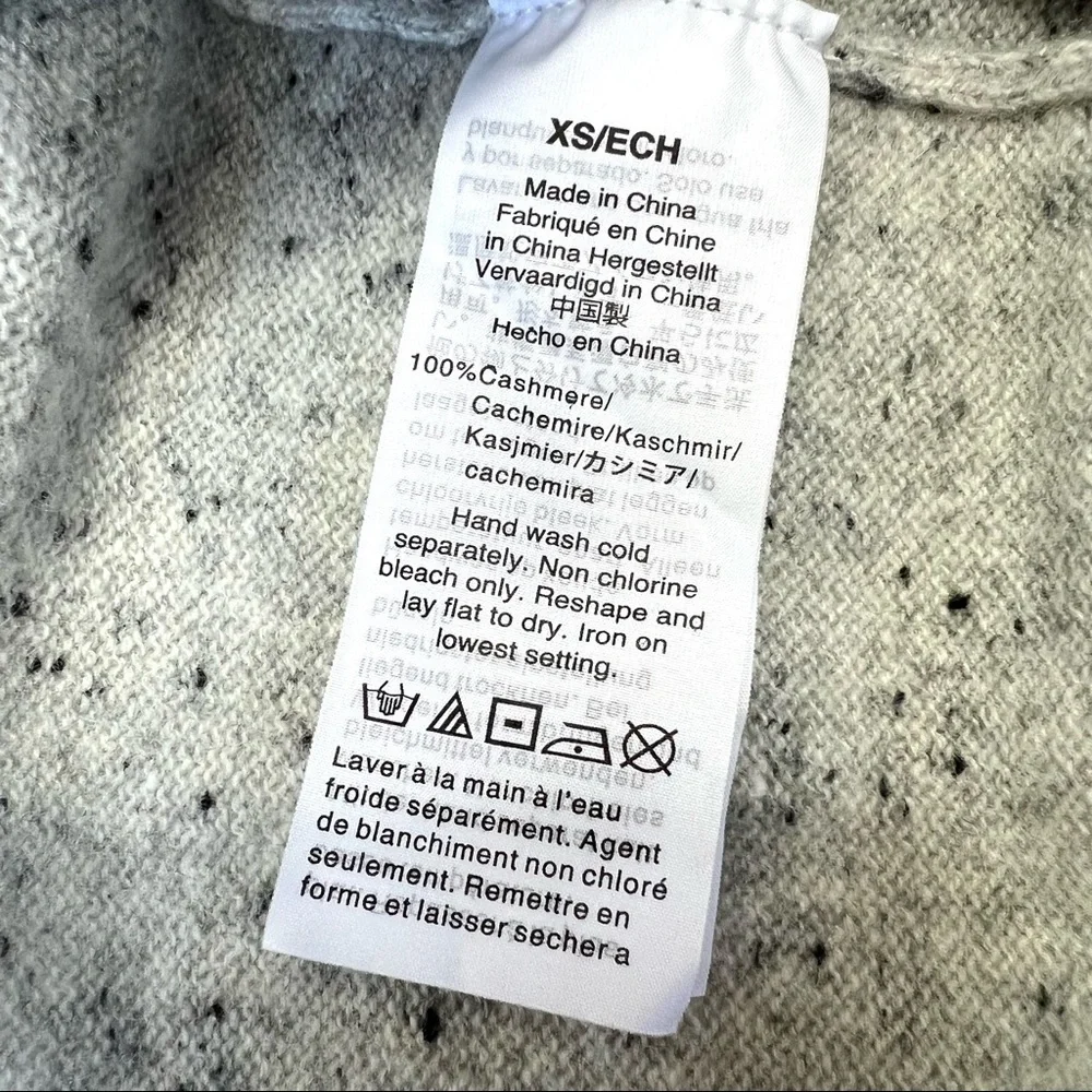 NWT Madewell Cashmere Sweatshirt Sweater in Donegal Dot Size XS - Picture 8 of 10